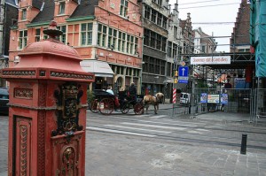 Postbox in Ghent