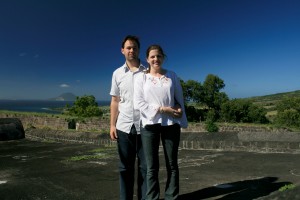 Adrian and Lydia at St Kitts