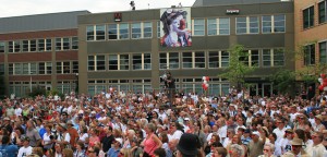 The crowd