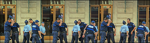 french police greeting