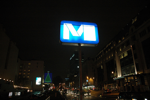 My heart lifts when I catch my first glimpse of the friendly M.