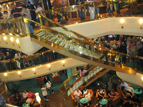 Italian marble and illuminated Swarovski crystal staircases does not equal beauty.