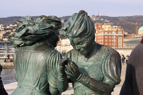 Threading a needle by Trieste port