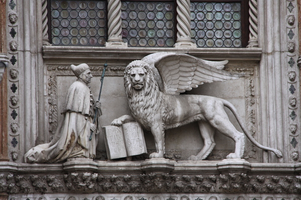 St Mark, the literate lion.