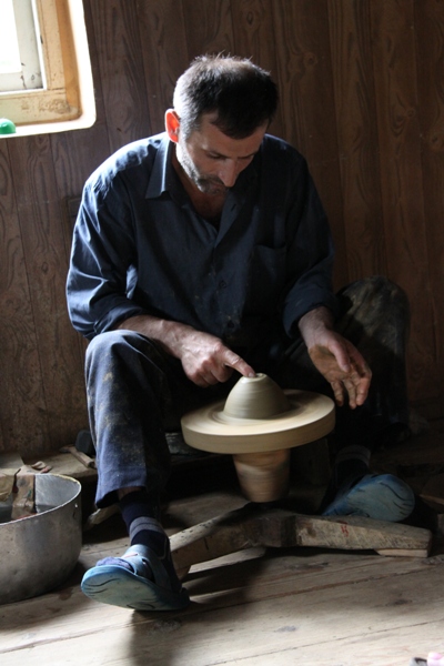 He makes hundreds of items every day.